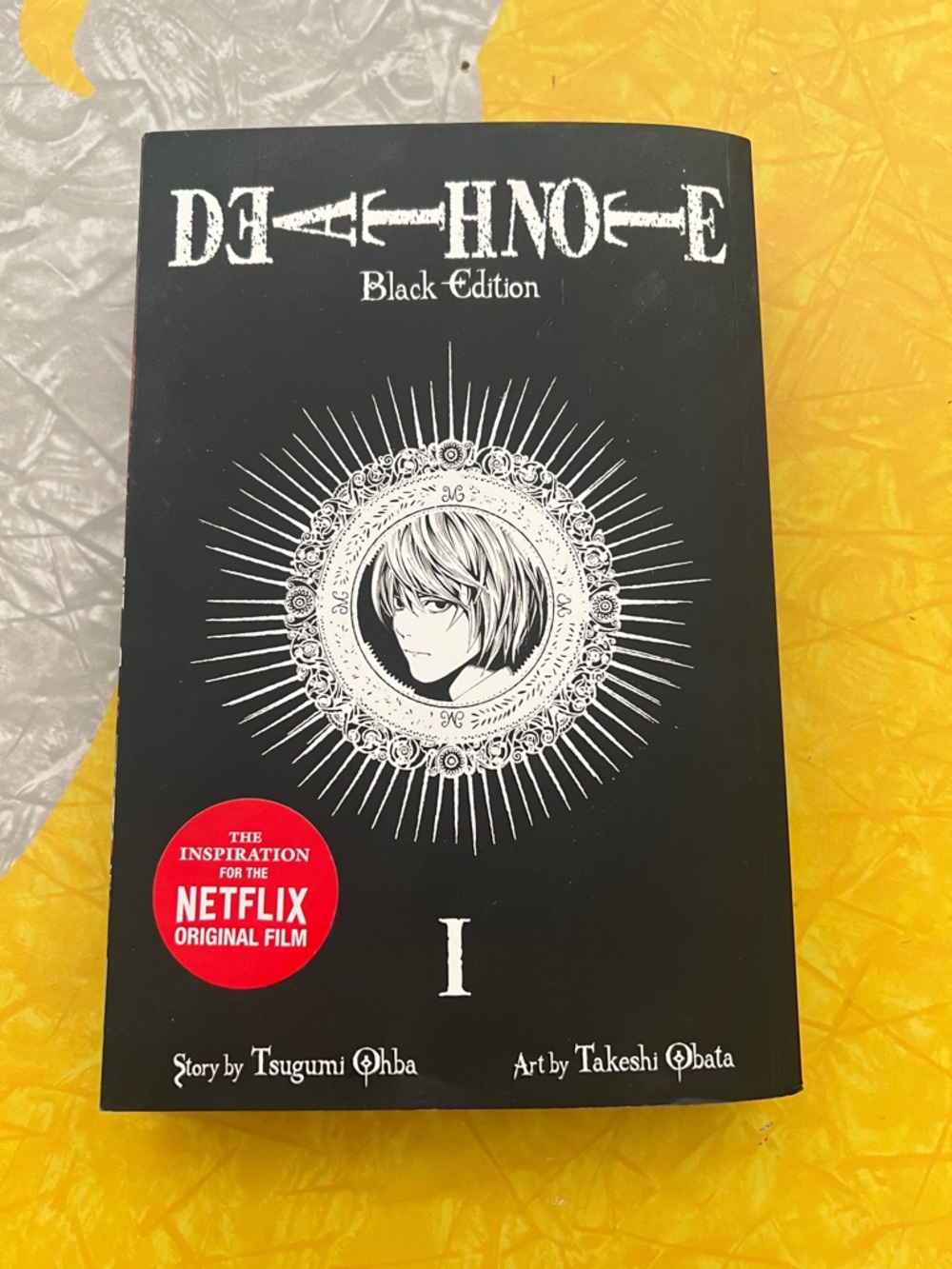 Death Note Black Edition Vol. 1 - Black Cover book reverse cover